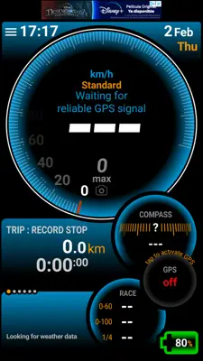 Ulysse Speedometer android App screenshot 0