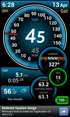 Ulysse Speedometer android App screenshot 11