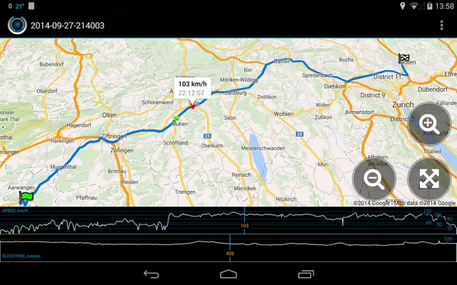 Ulysse Speedometer android App screenshot 15