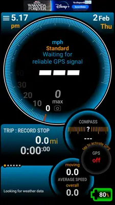 Ulysse Speedometer android App screenshot 1